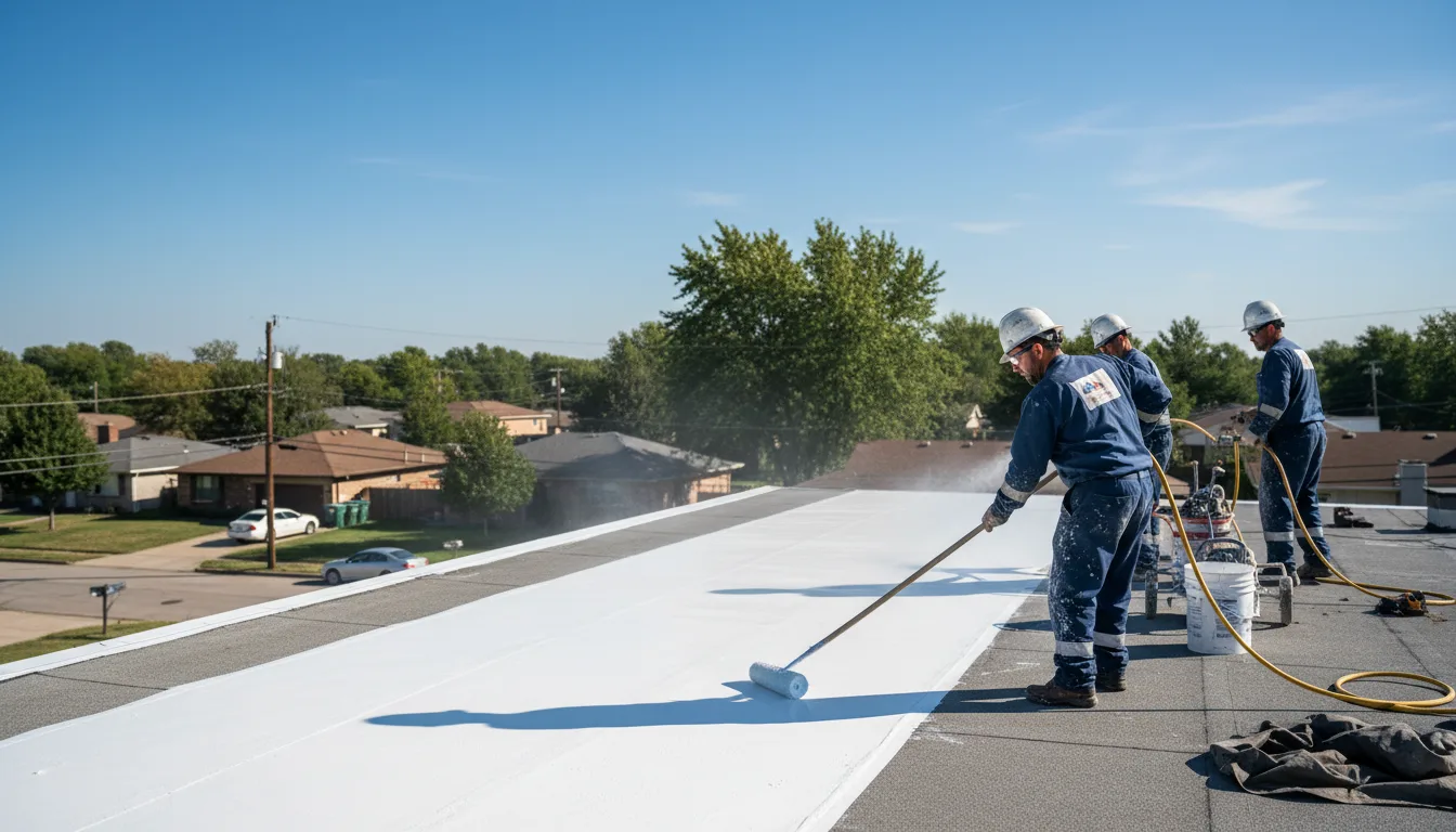 Commercial roof coating in Piffard, NY near me